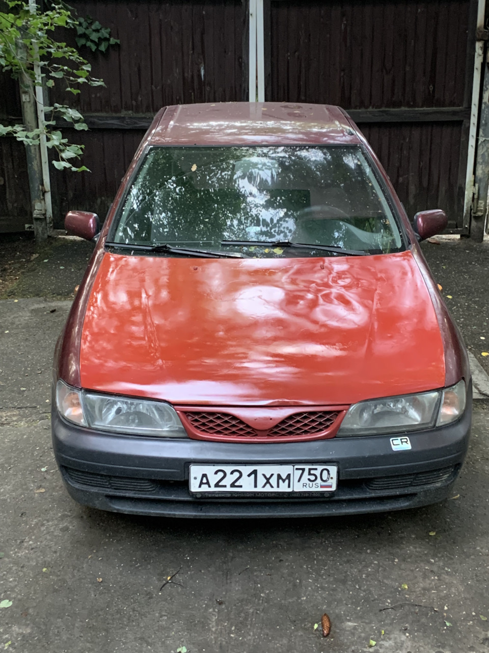 Покраска капота и решетки almera n15 — Nissan Almera I (N15), 1,6 л ...