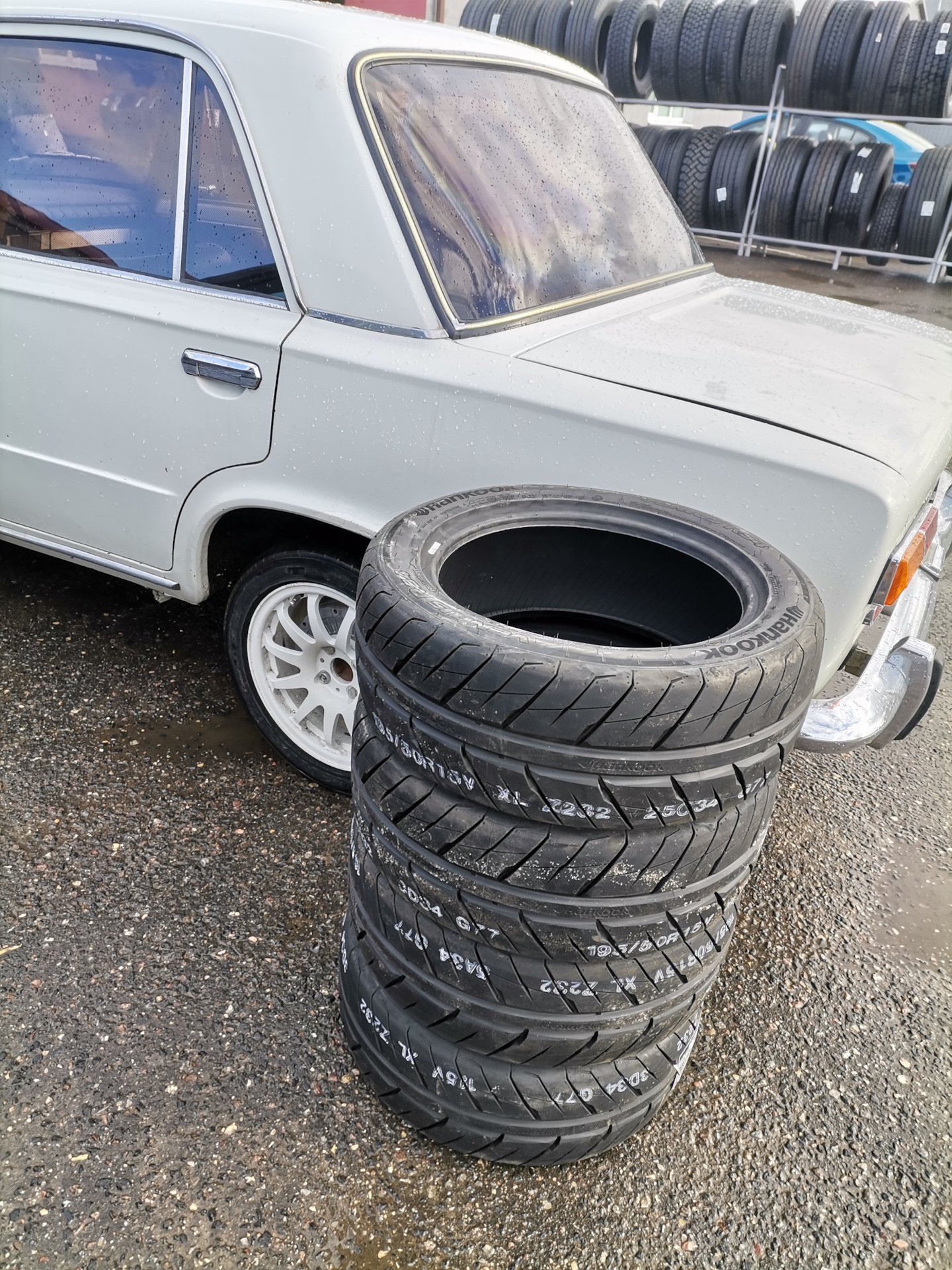 Замена резины на Hankook Ventus RS4 Z232 195\50R15 — Lada 2101, 1,2 л ...