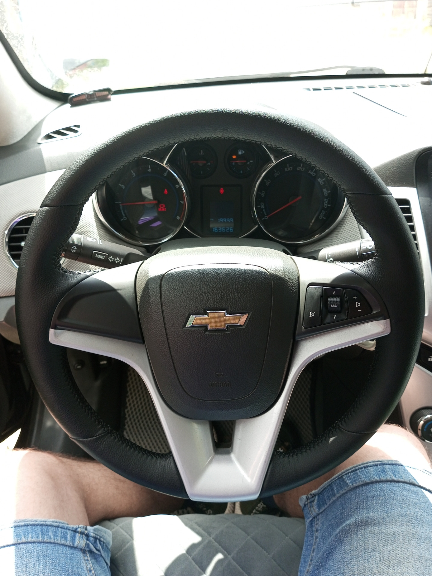Перетяжка руля "Пермь рулит" — Chevrolet Cruze (1G), 1,6 л, 2010 года ...