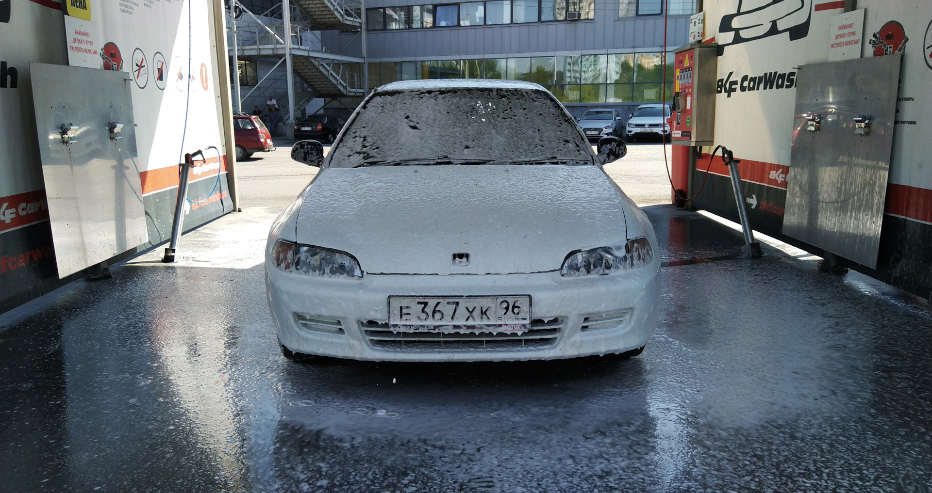 Химчистка Grass — Honda Civic Hatchback (5G), 1,3 л, 1993 года | мойка ...