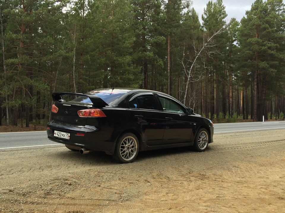 #90 Установка летних колес Zauber Eurosport — Mitsubishi Lancer X, 1,5 ...