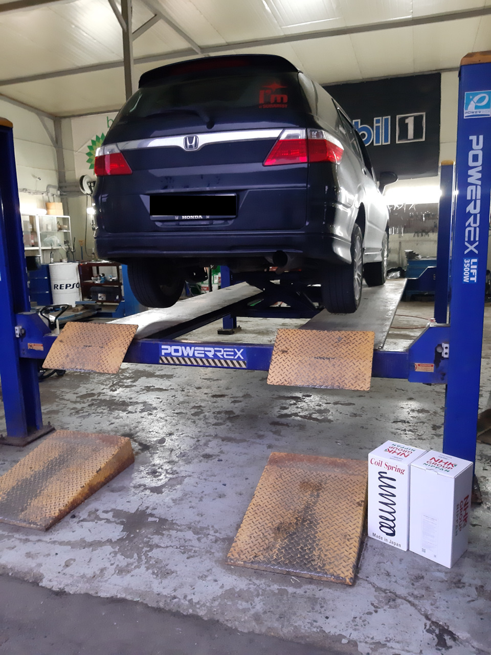 53. Замена задних пружин и диагностика катушек. — Honda Airwave, 1,5 л ...