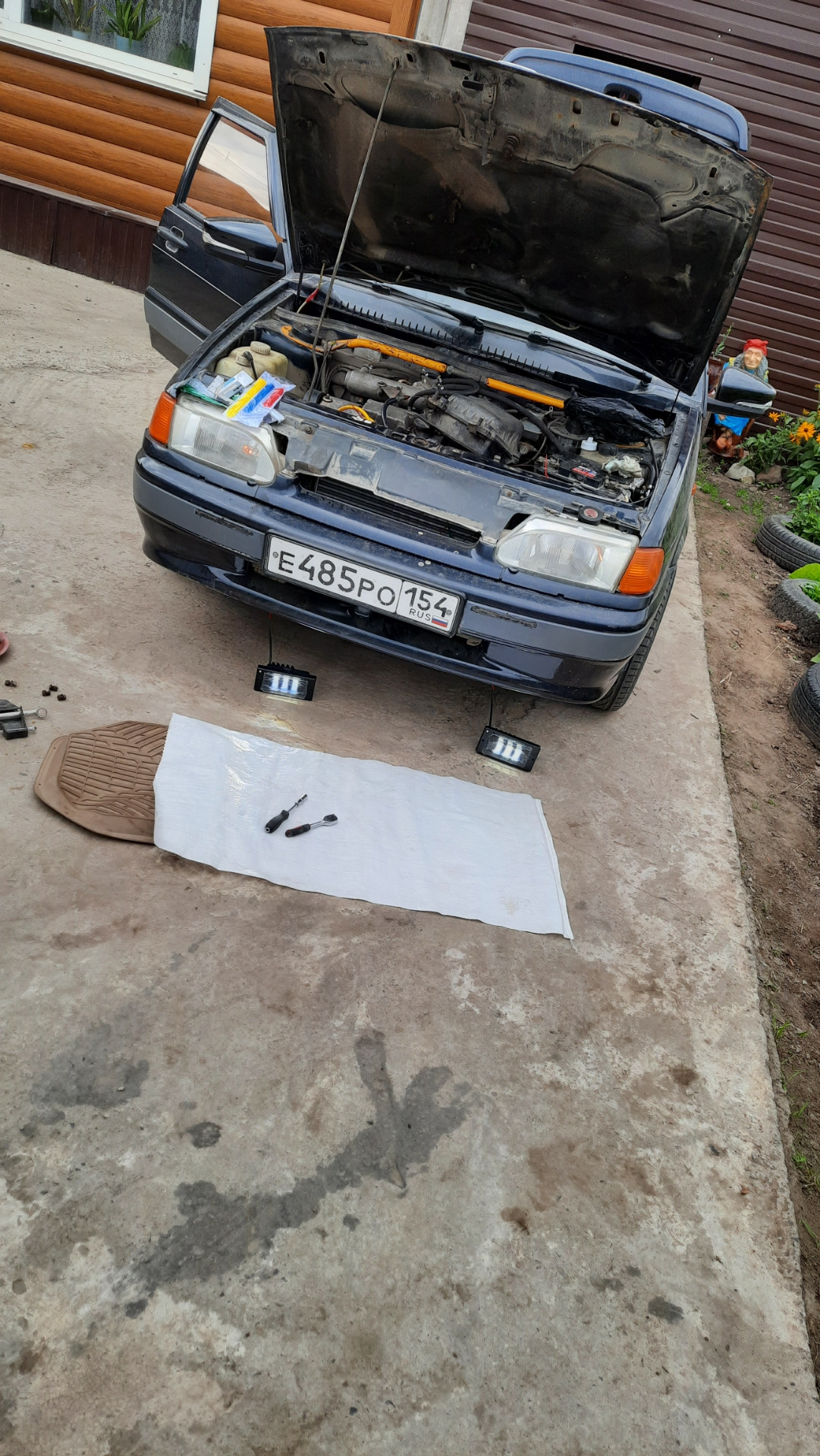Установка ПТФ — LADA 2114, 1,5 л., 2005 года | тюнинг | DRIVE2