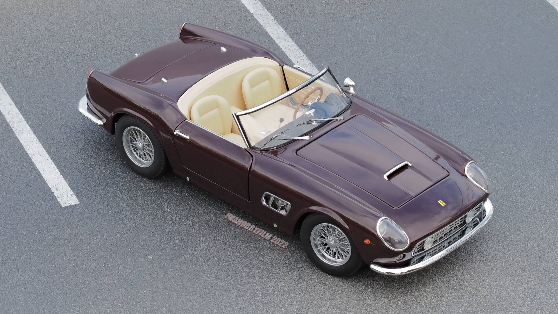 Ferrari 250 California Spider SWB, 1960 (1/18 Hot Wheels Elite #P9897 L.E.  1/5000) — Сообщество «Масштабные Модели» на DRIVE2