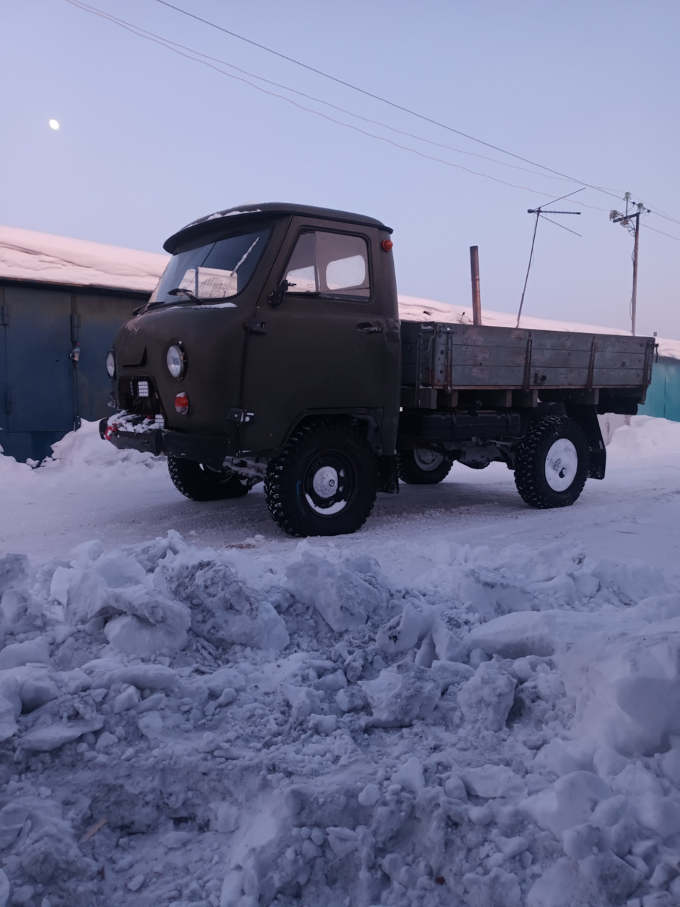 Выбор резины для глубокого снега — УАЗ 3303, 2,9 л, 2008 года | шины |  DRIVE2