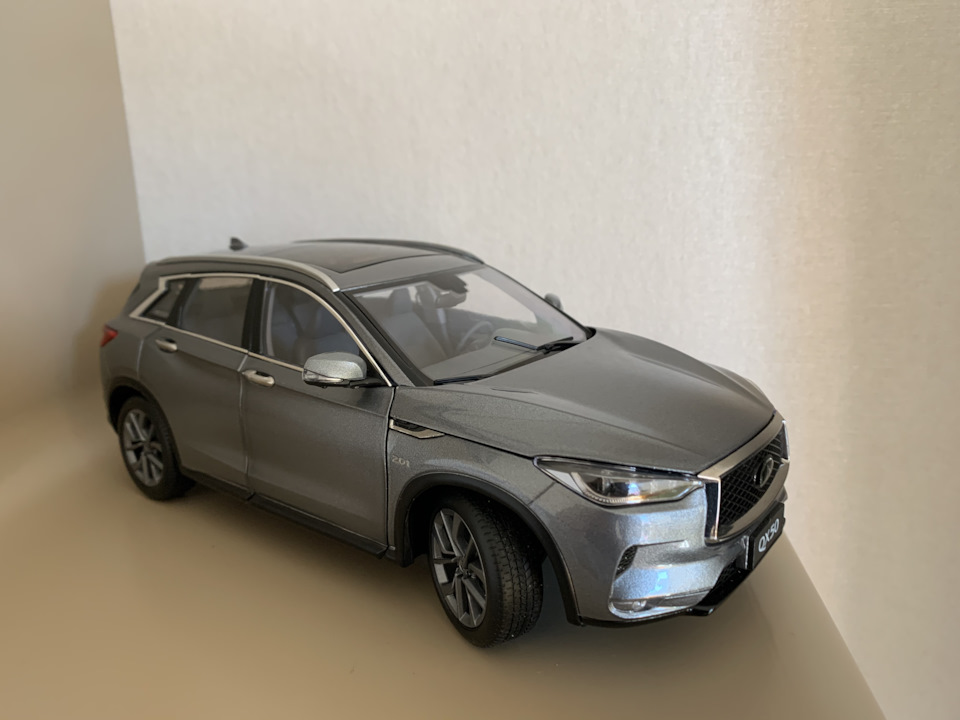 Маленькая Копия QX50 1:18 — Infiniti QX50 (2G), 2 л, 2018 года