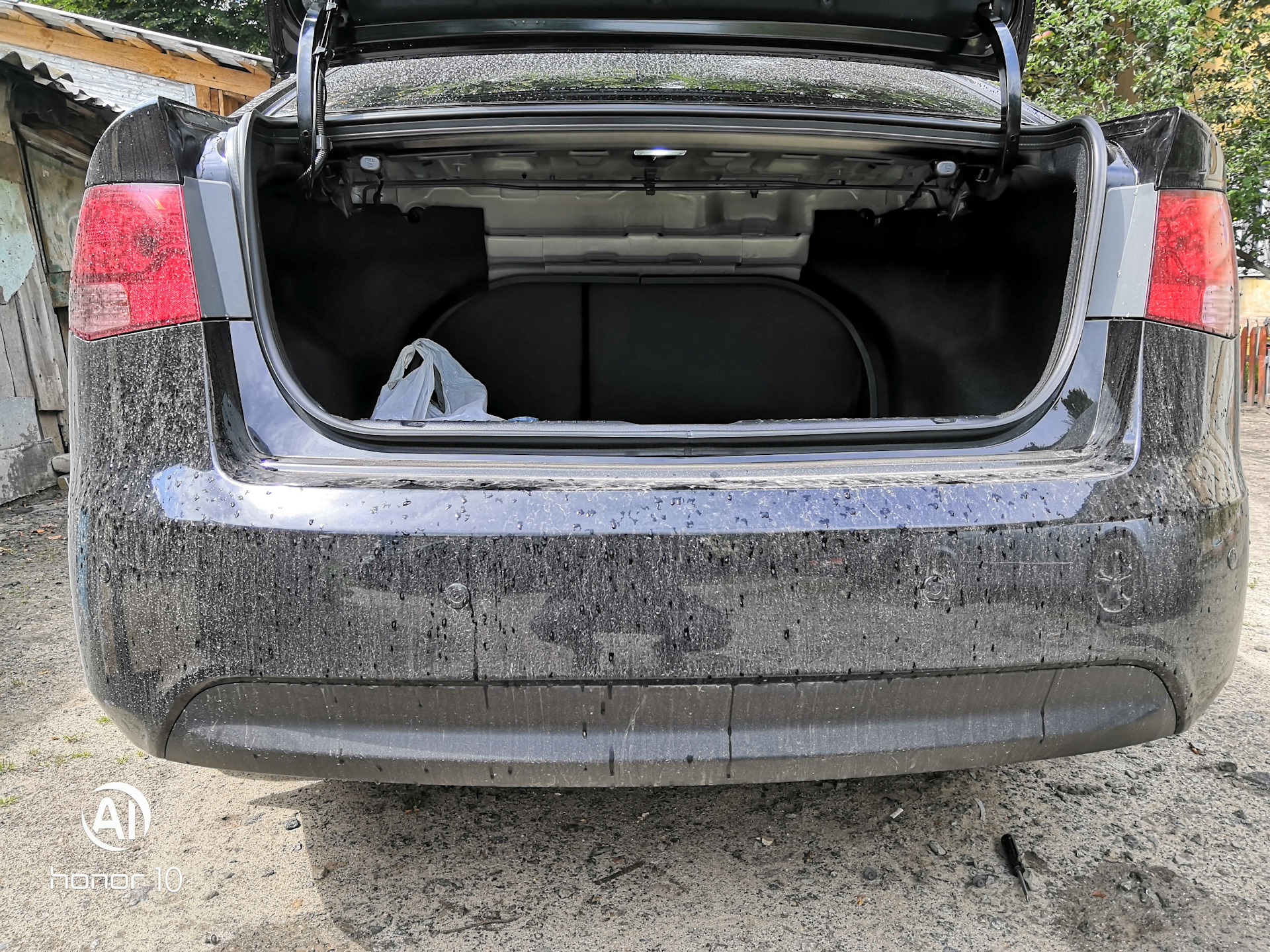 Kia cerato как снять бампер Замена задней накладки бампера - KIA Cerato (2G), 1,6 л, 2012 года аксессуары DR