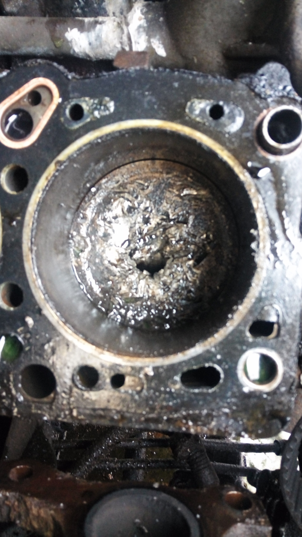 перескочил ремень грм, встретились клапана и поршень — DRIVE2