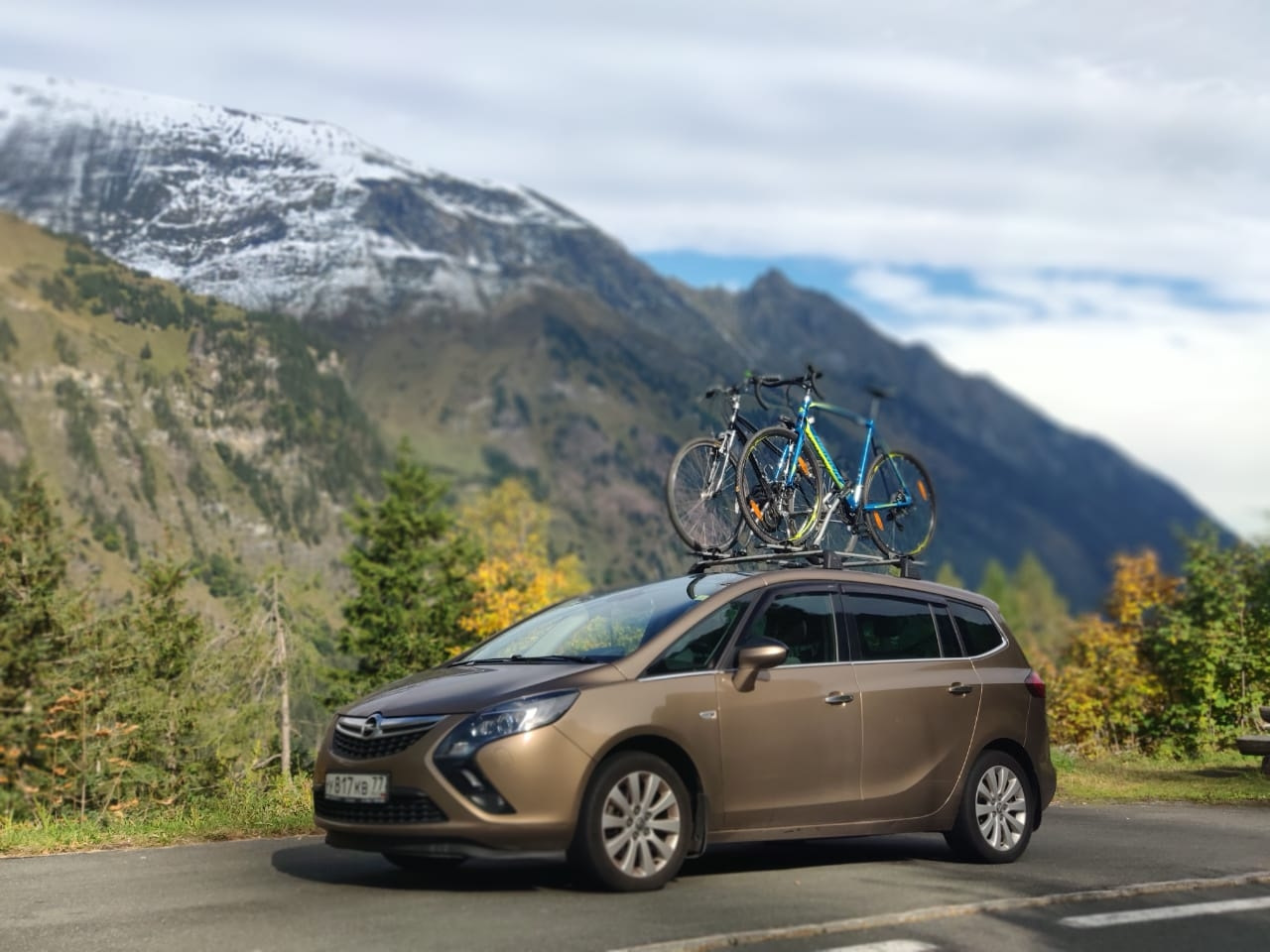 Zafira Tourer c вело ерепление