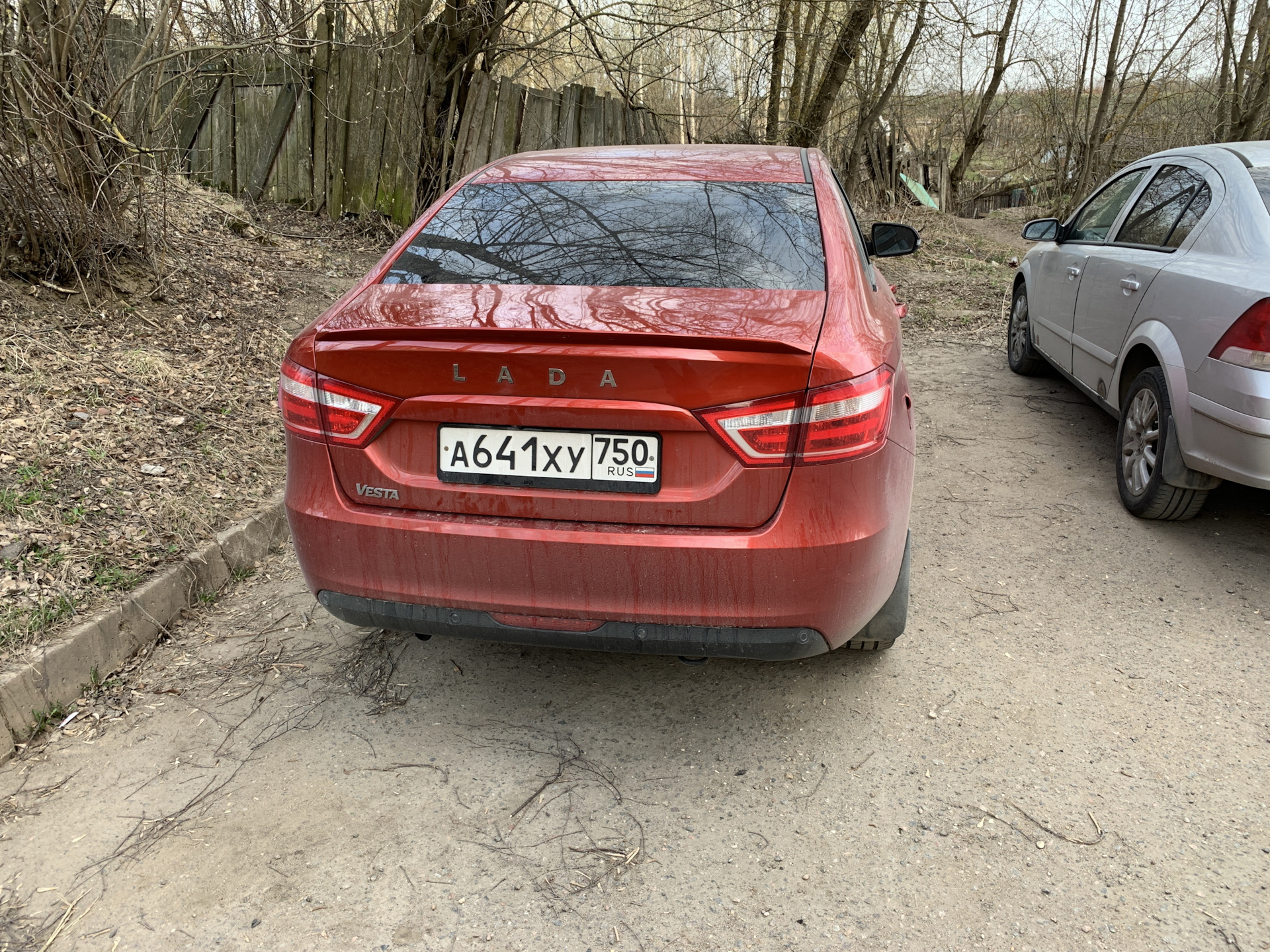 Лип спойлер Lada Vesta 672 пантера