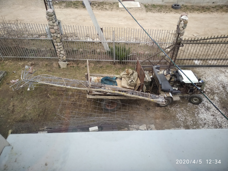 Съездил за арматурой — Тягач с Оки на заднем приводе, 0,8 л, 1990 года ...