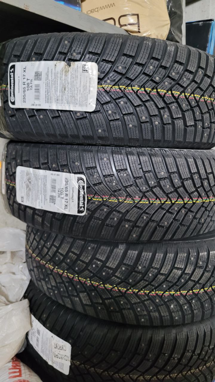 Зима близко. Новая зимняя обувка Continental ice contact 3 235/65 r17 ...