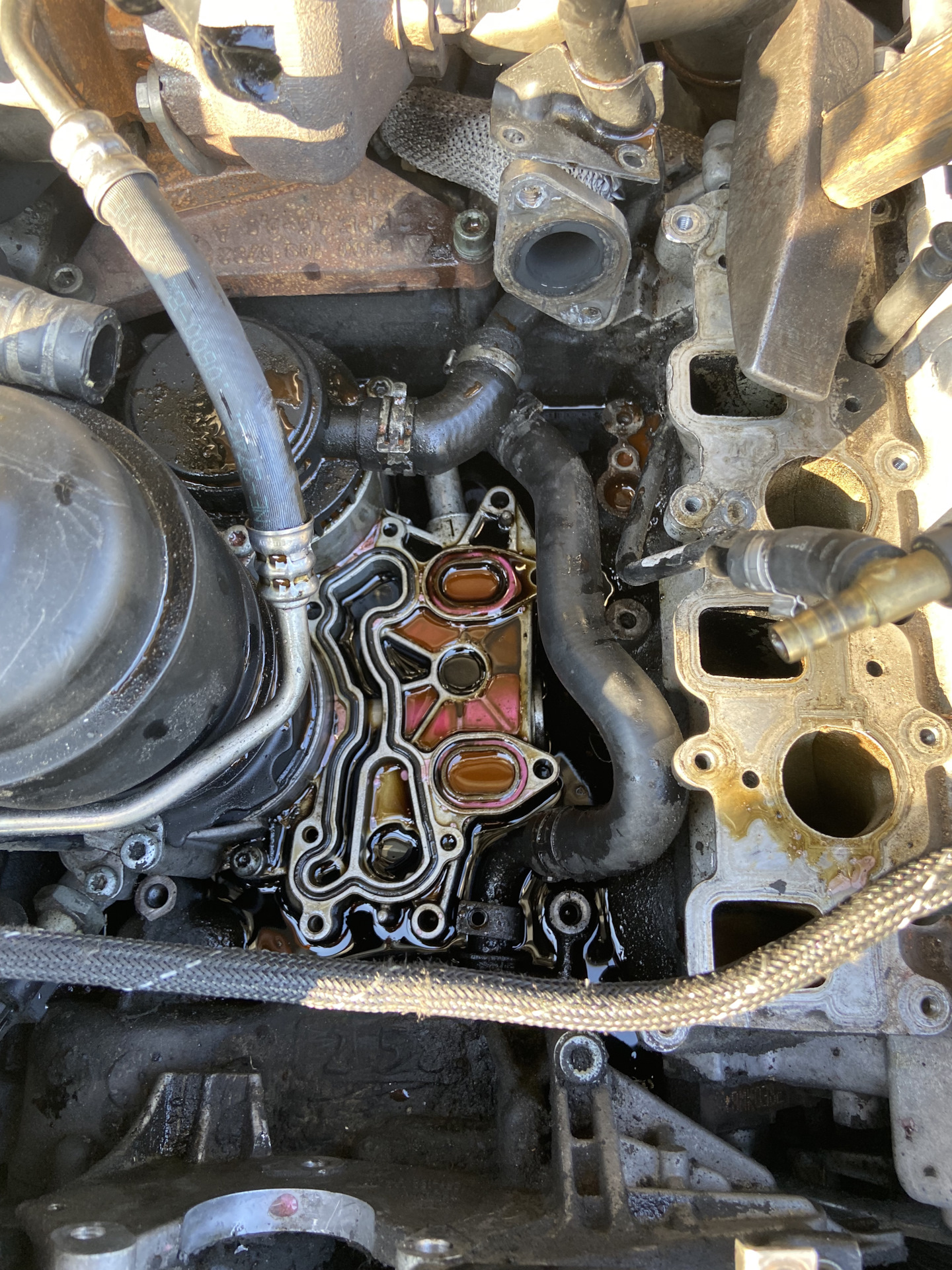 Масло в бачке ОЖ(( Замена теплообменника — DRIVE2