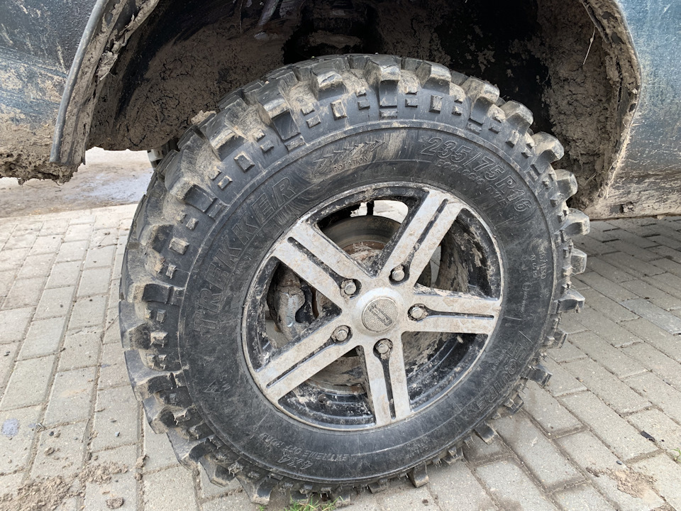 Резина на нивку — 235/75 R16 TREKKER под SIMEX — Lada 4x4 3D, 1,7 л ...
