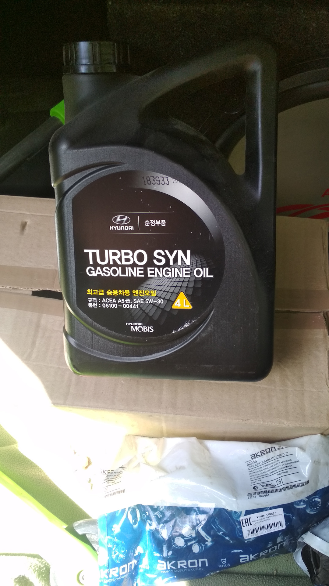 Переход на оригинальное масло 5w-30 Turbo SYN — KIA Ceed (1G), 1,4 л ...