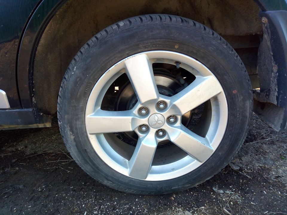 Покупка колес — Mitsubishi Outlander XL, 3 л., 2007 года | колёсные ...