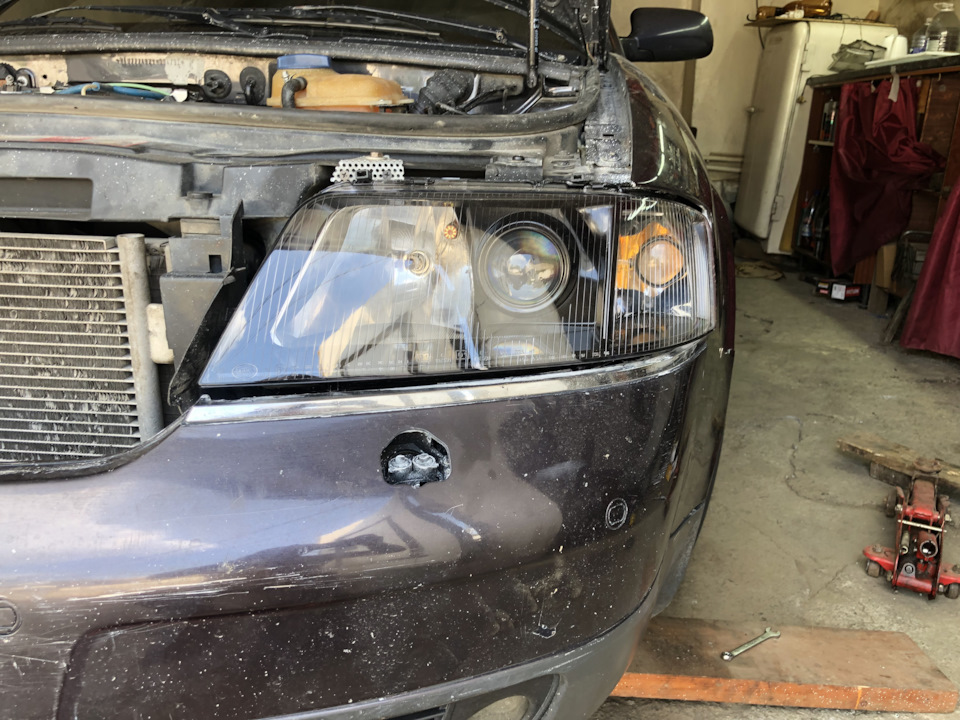 Доработка передних фар — Audi A6 (C5), 2,8 л, 1999 года | своими руками ...