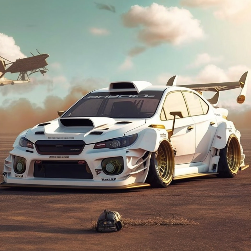 игры с Midjourney — Subaru WRX STI (VA), 2 л, 2019 года | просто так |  DRIVE2