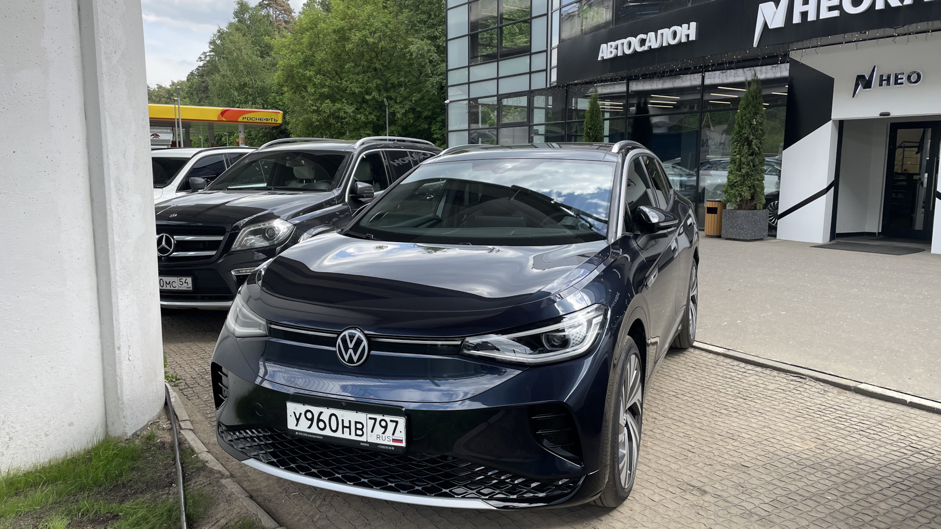 Volkswagen ID.4 Crozz электрический 2022 | Синий Prime на DRIVE2