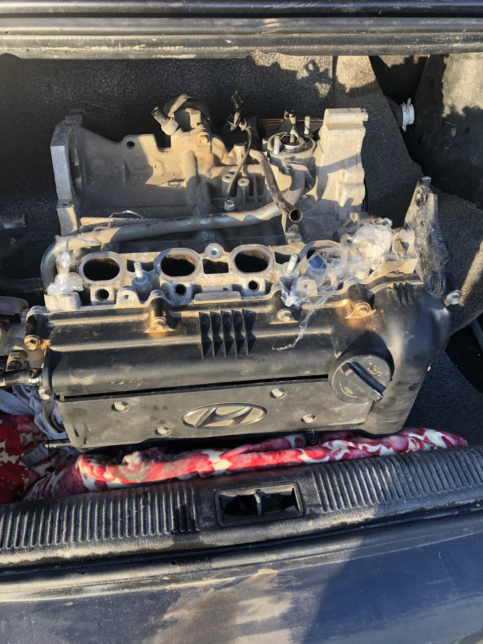 Покупка мотора с Соляриса на кракен😈 — KIA Ceed (1G), 1,6 л, 2010 года ...