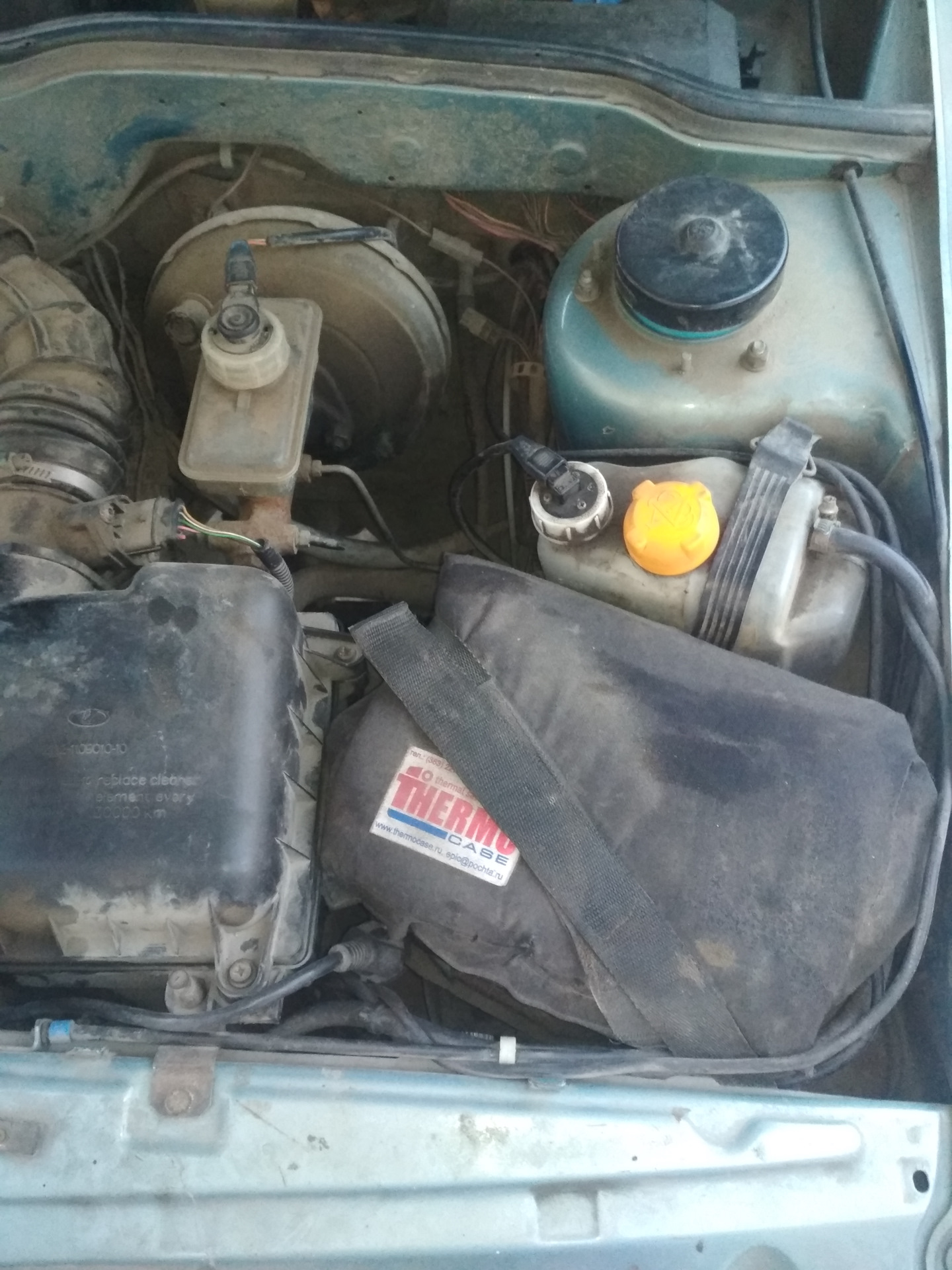 Как зарядить аккумулятор зимой не снимая его. — Lada 2114, 1,6 л, 2004 ...