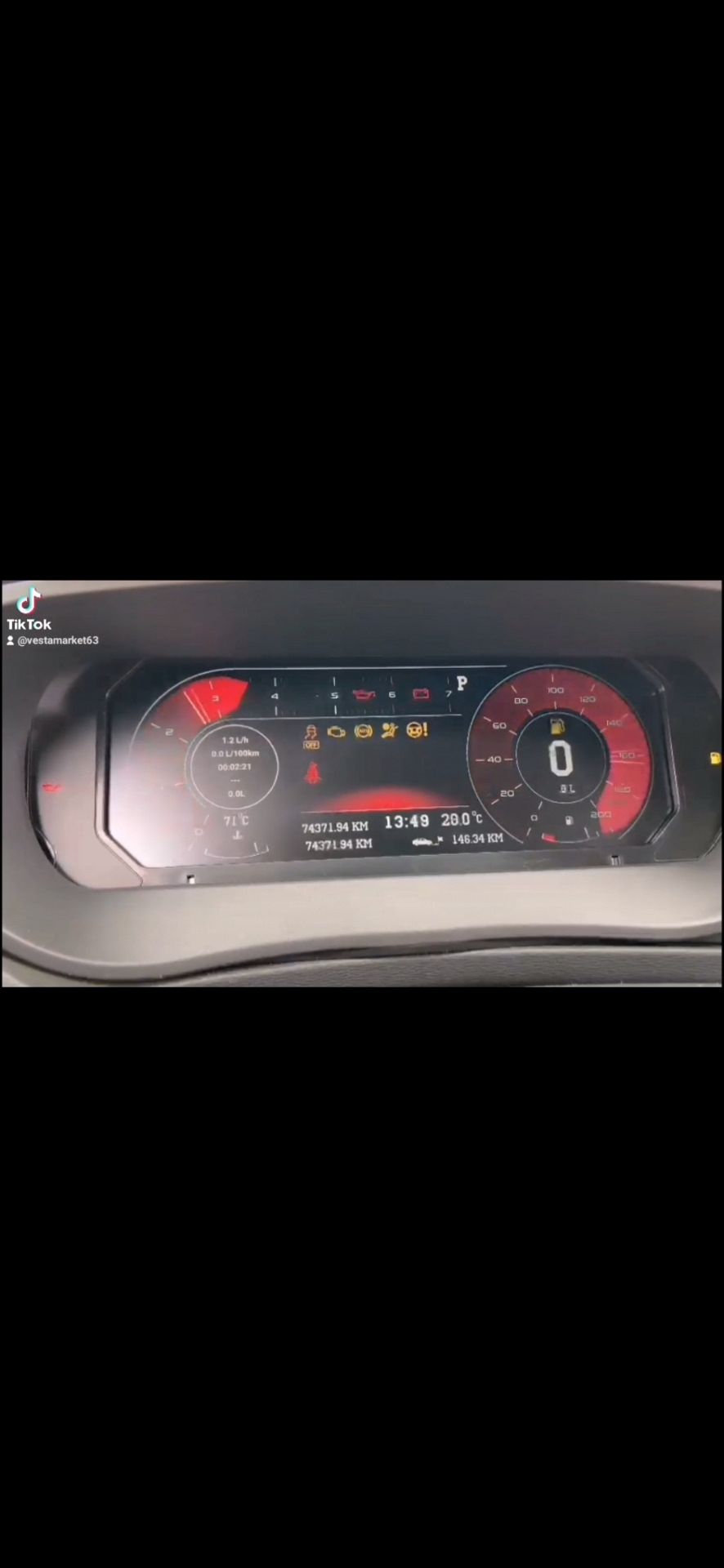 Цифровая приборка Веста — Lada Vesta, 1,6 л, 2016 года | тюнинг | DRIVE2