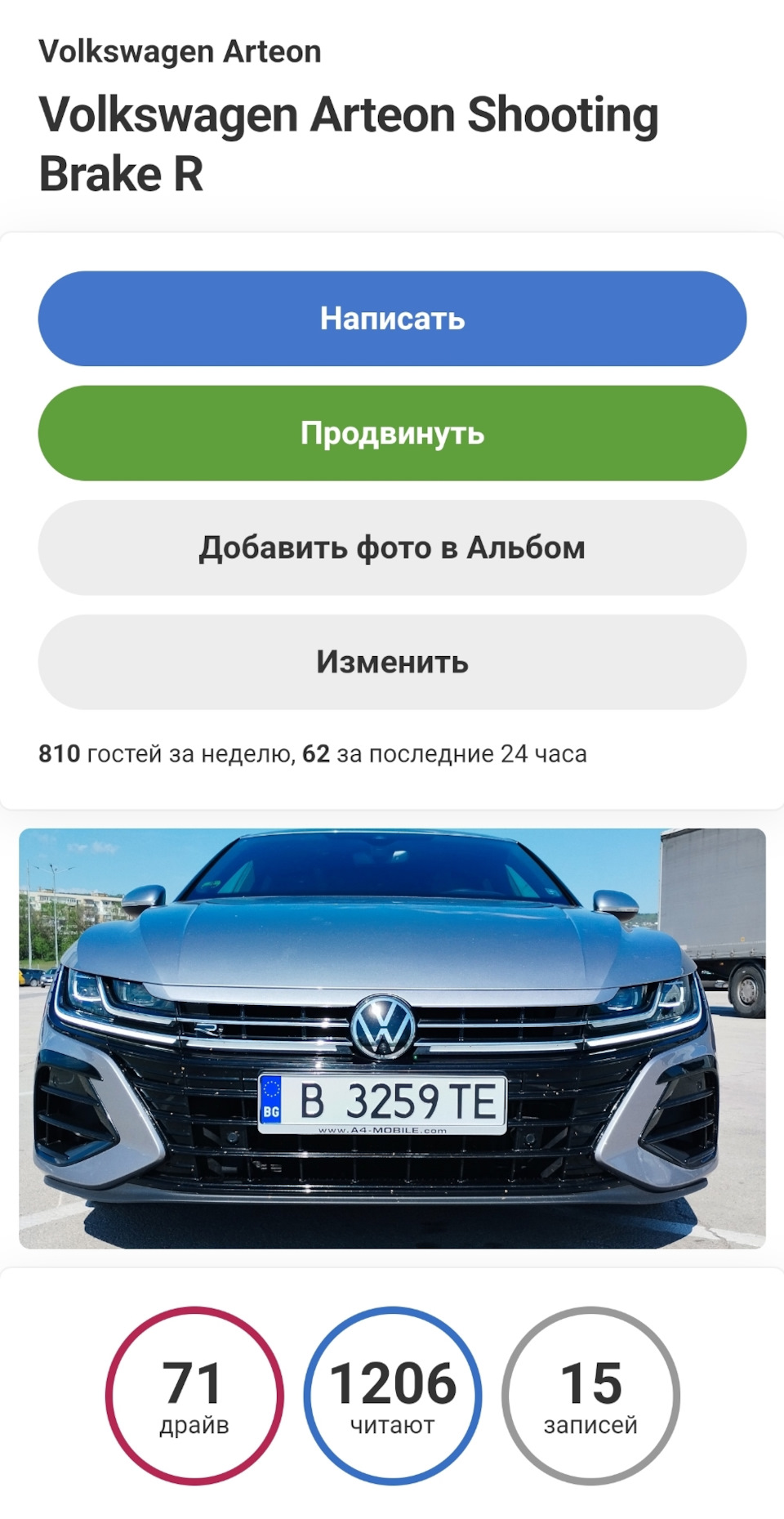 1️⃣7️⃣. День рождения! 🎉🎉🎉 — Volkswagen Arteon, 2 л, 2022 года | встреча  | DRIVE2