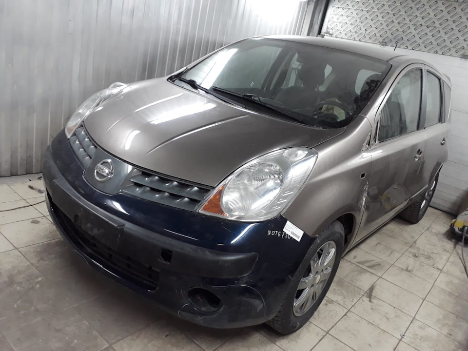 Замена бампера Ниссан Ноут — DRIVE2