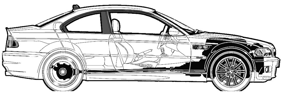 Чертежи бмв м 3 Редкости для купе - BMW 3 series Coupe (E46), 2,5 л, 2000 года визит на сервис D