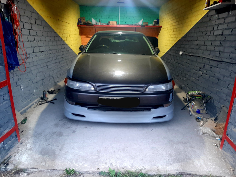 Обнова))подгонка крыльев и обвесов)) — Toyota Mark II (90), 2,5 л, 1996 ...