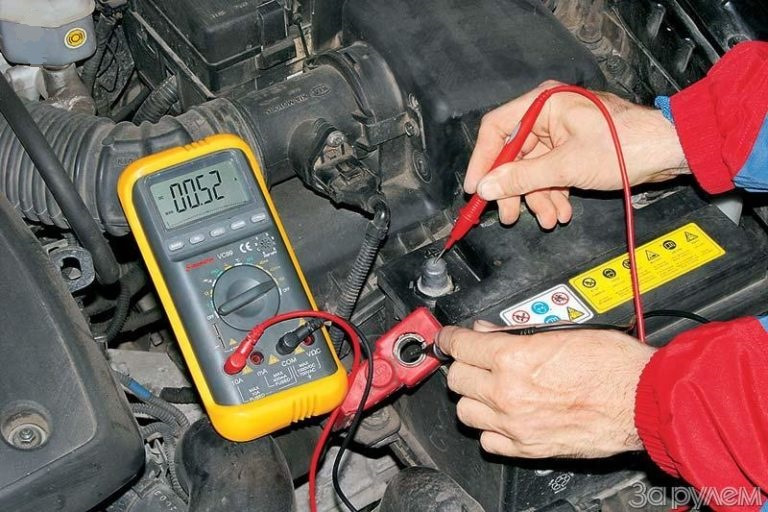 Утечка тока в автомобиле как проверить мультиметром
