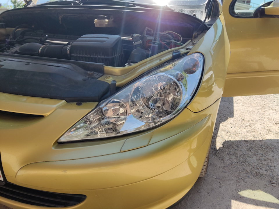 Прошивка Евро-2 и новые фары — Peugeot 307, 2 л, 2004 года ...
