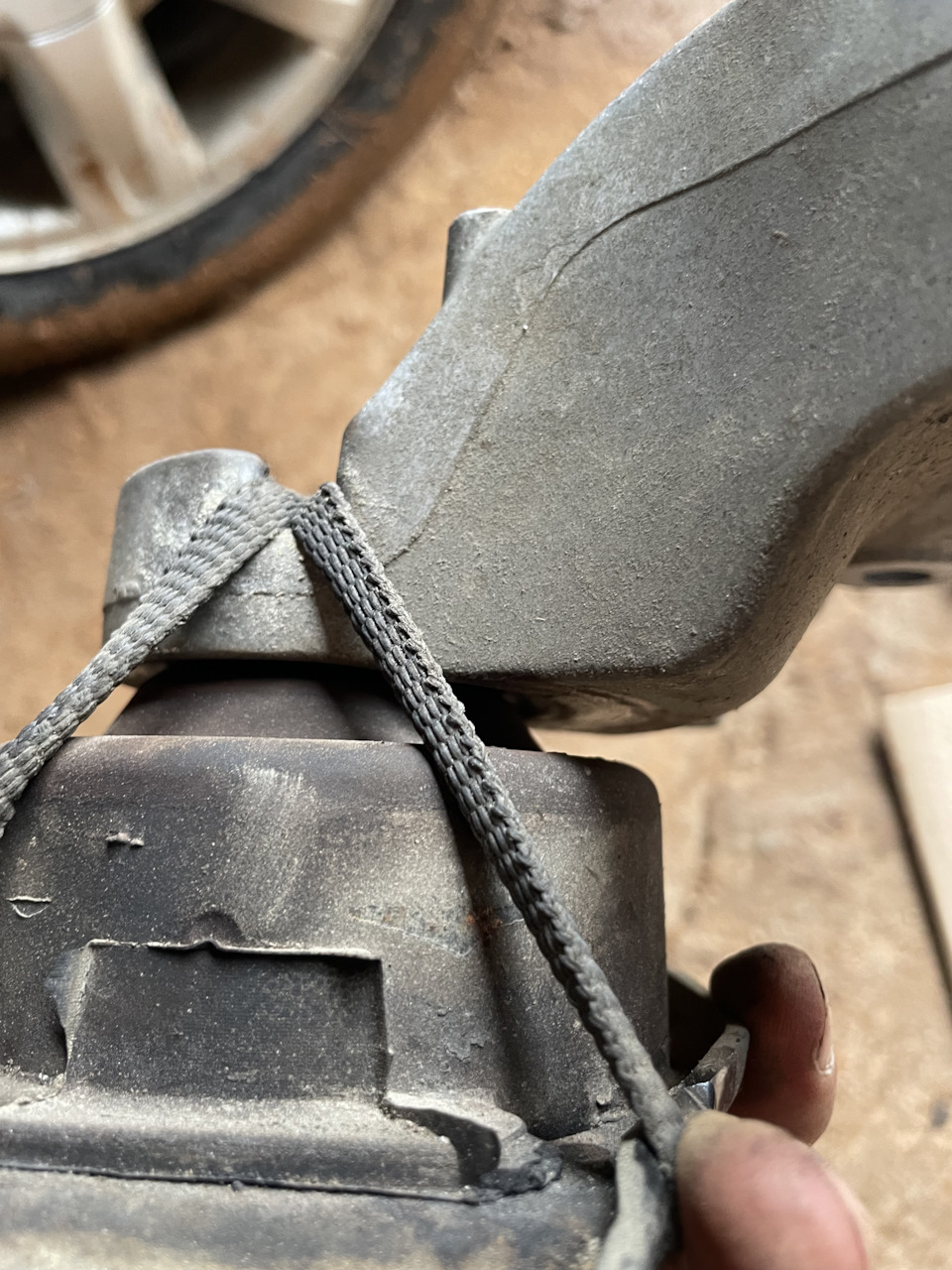 Снятая опора, на вид довольно живая — Renault Laguna III