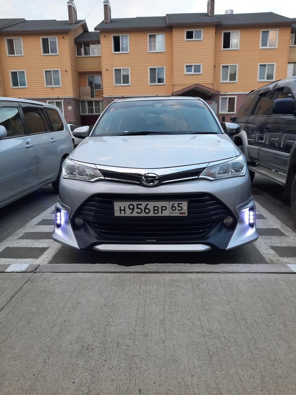 ДХО дневные ходовые огни — Toyota E160, 1,5 л, 2015 года | стайлинг | DRIVE2