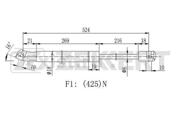 Газовые упоры багажника Qashqai J11 — Nissan Qashqai (2G), 2 л, 2014 ...