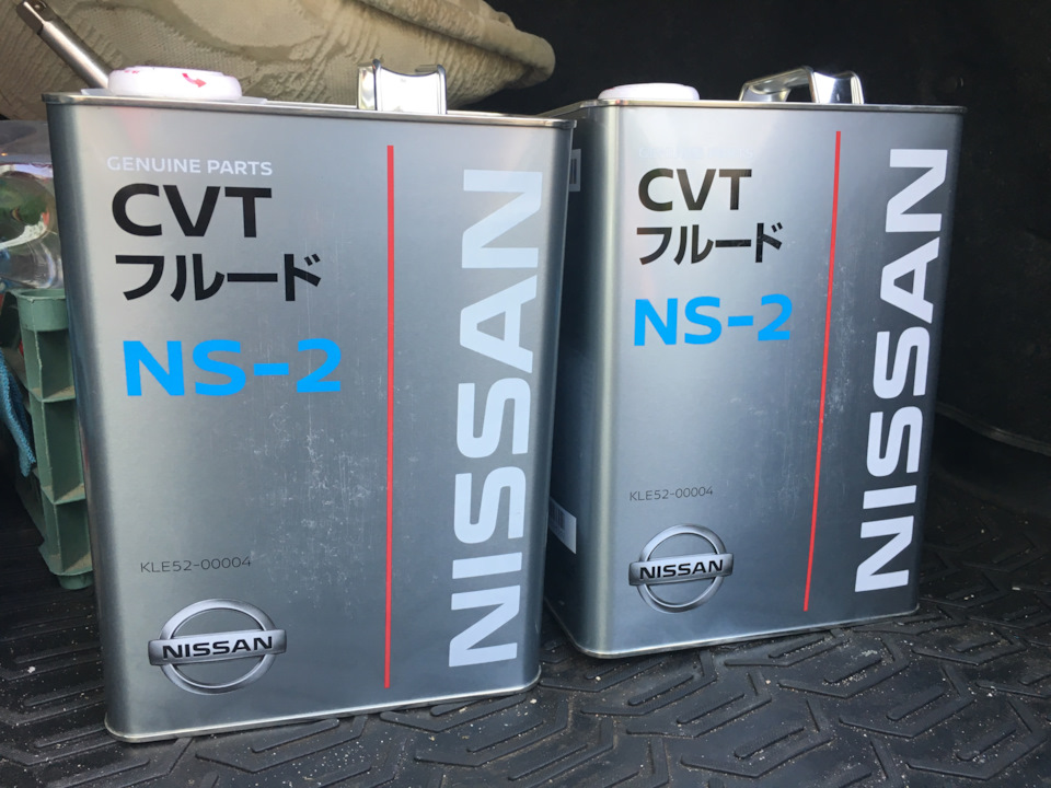 KLE5200004 Nissan CVT NS-2, жидкость для вариатора (4л.) NISSAN ...