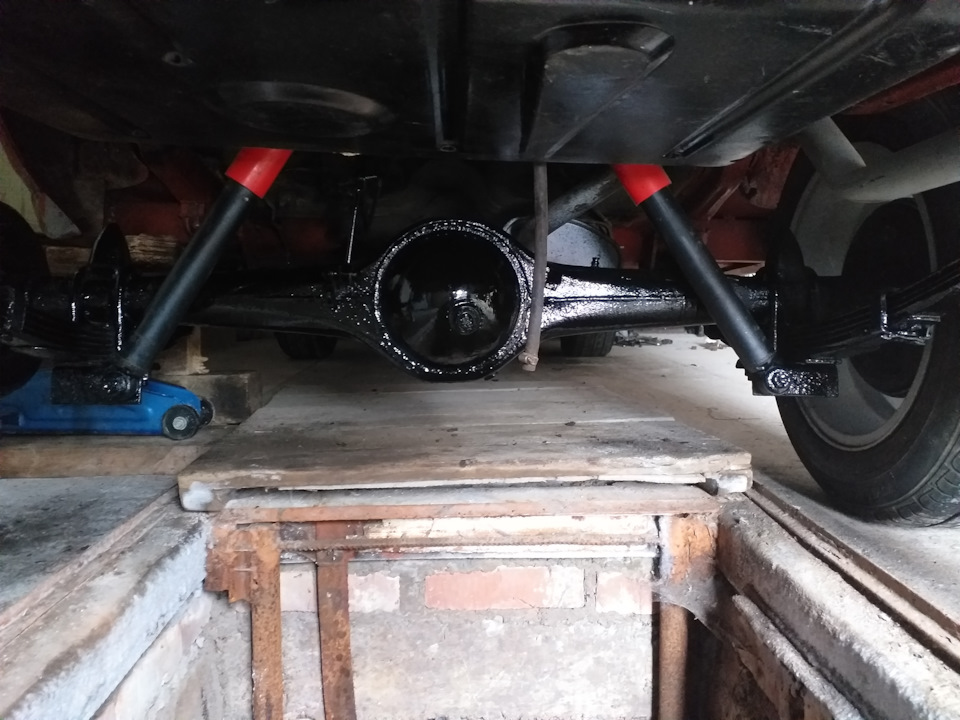 Покраска заднего моста, регулировка ручника — ИЖ Москвич 412, 1,5 л ...