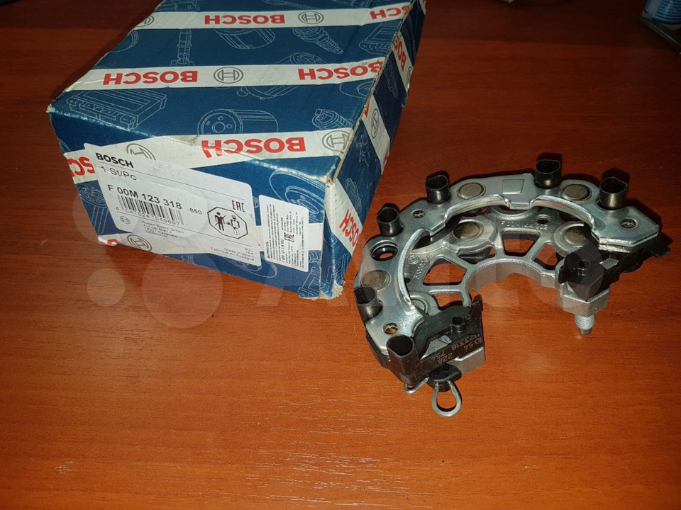 F00M123318 Диодный мост генератора BOSCH | Запчасти на DRIVE2