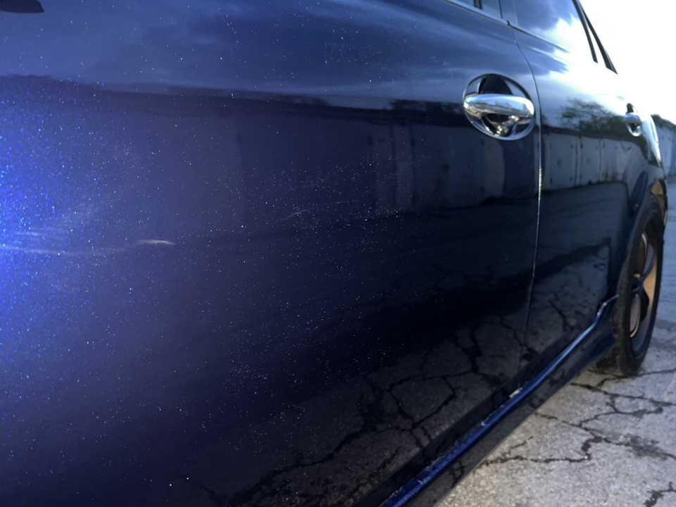 в процессе полировки воска — Toyota Mark X (GRX120)