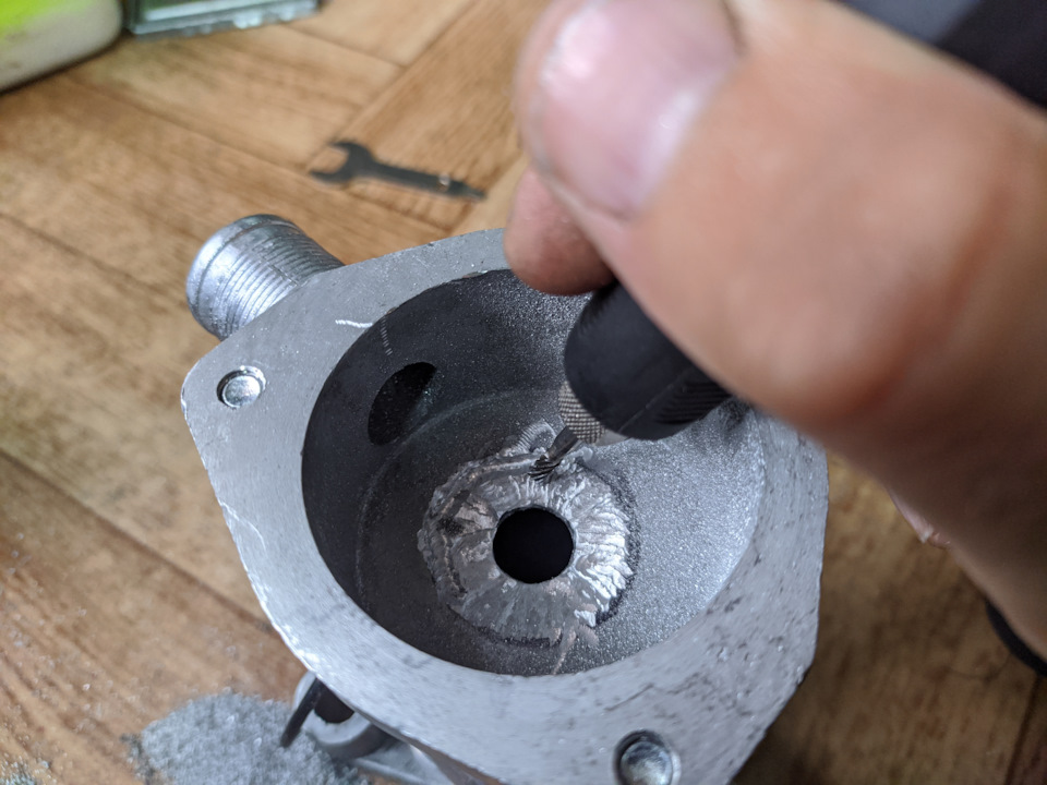 Термостат 21082 (доработка приоро термостата) — Lada 21093, 1,5 л, 2001 ...