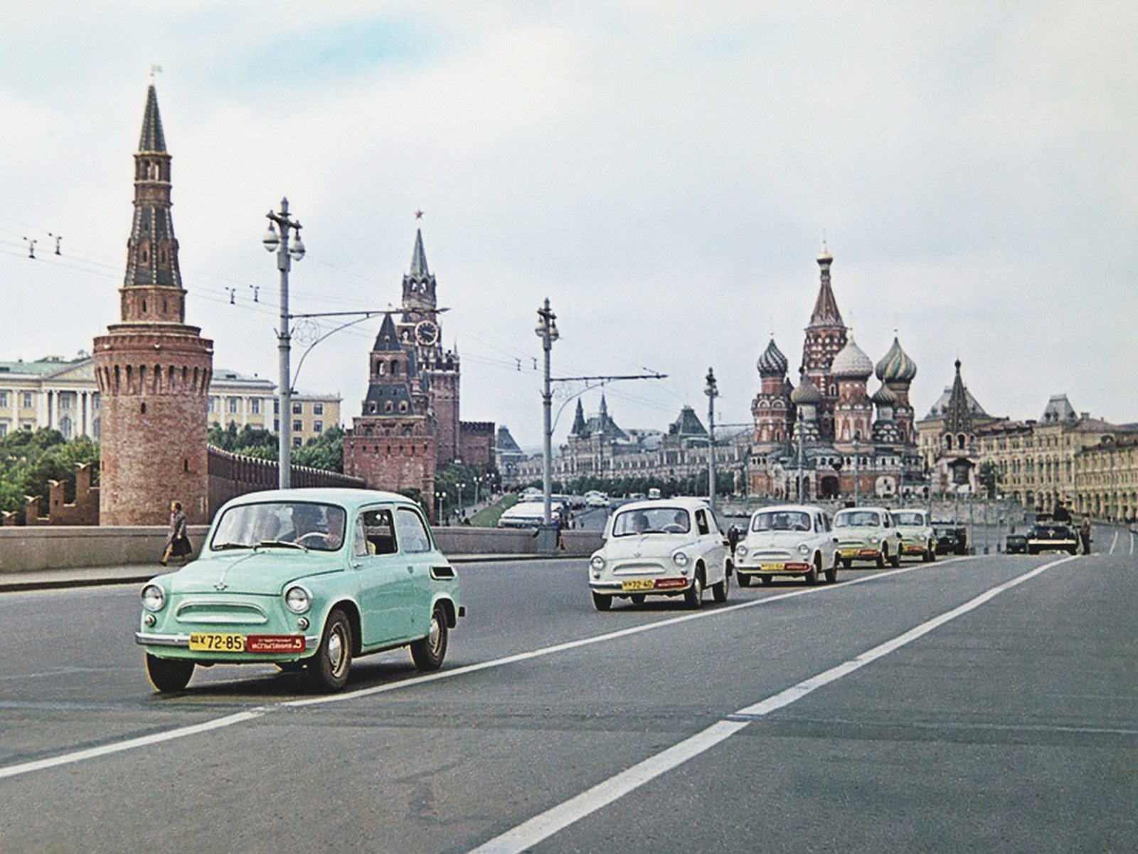 Москва красная площадь 1960 год