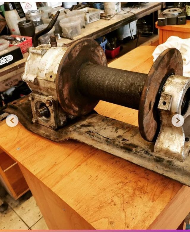 Обслуживание механической лебедки. — Toyota Land Cruiser 80, 4,2 л ...