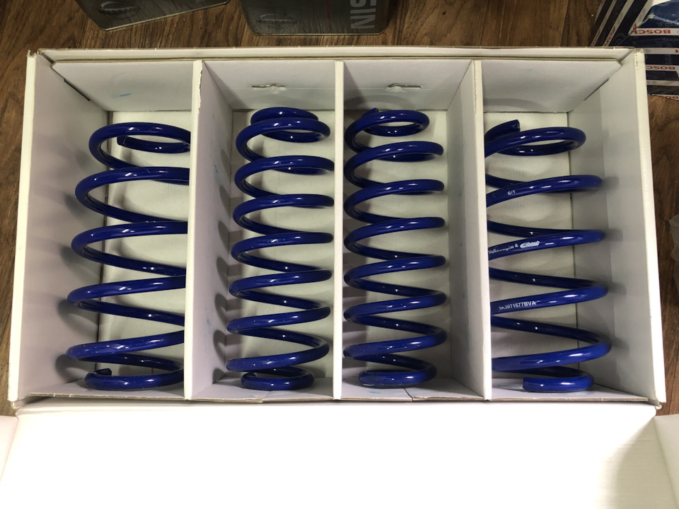 Пружины & распорка — Volkswagen Golf Mk6, 1,4 л, 2011 года | тюнинг ...