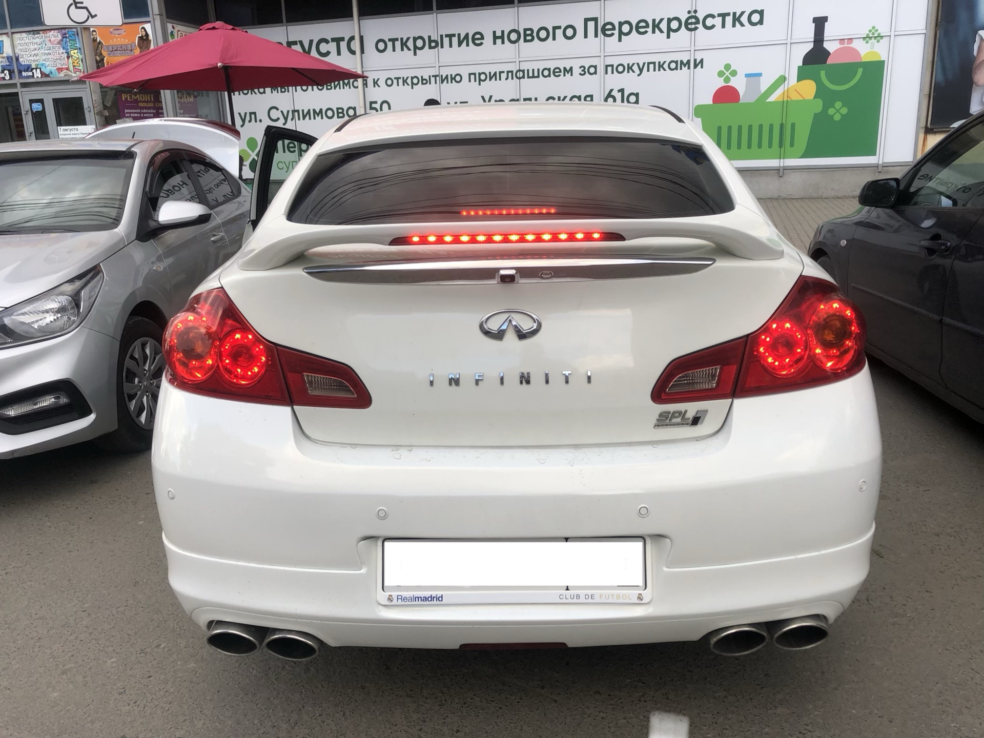 Спойлер infiniti g25
