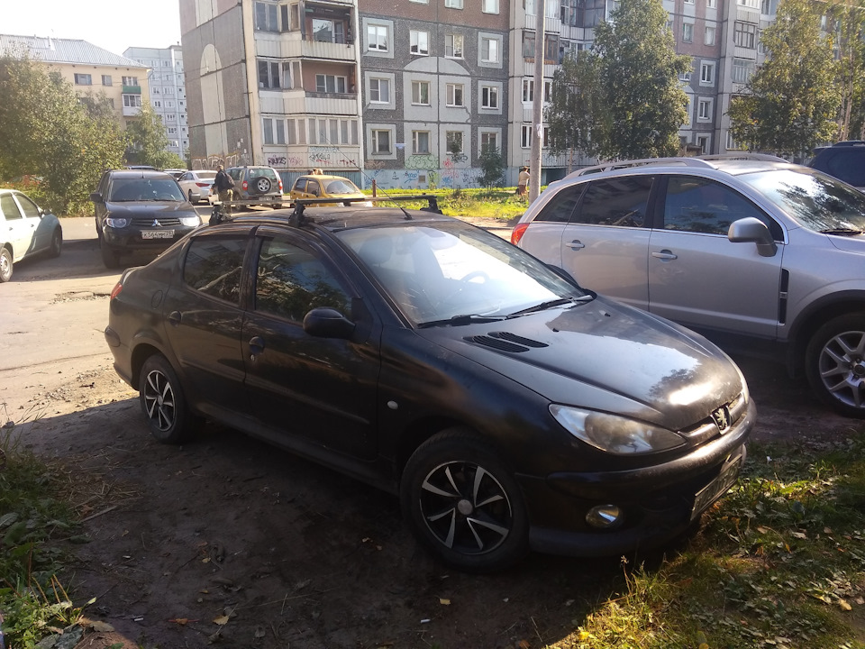 Богажник на крышу. — Peugeot 206, 1,4 л, 2008 года | аксессуары | DRIVE2