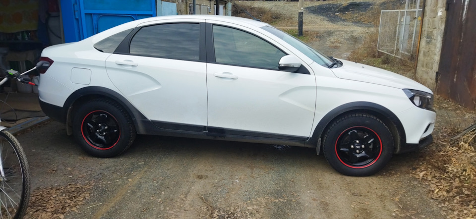 Тюнинг дисков — Lada Vesta Cross (1G), 1,6 л, 2019 года | аксессуары ...