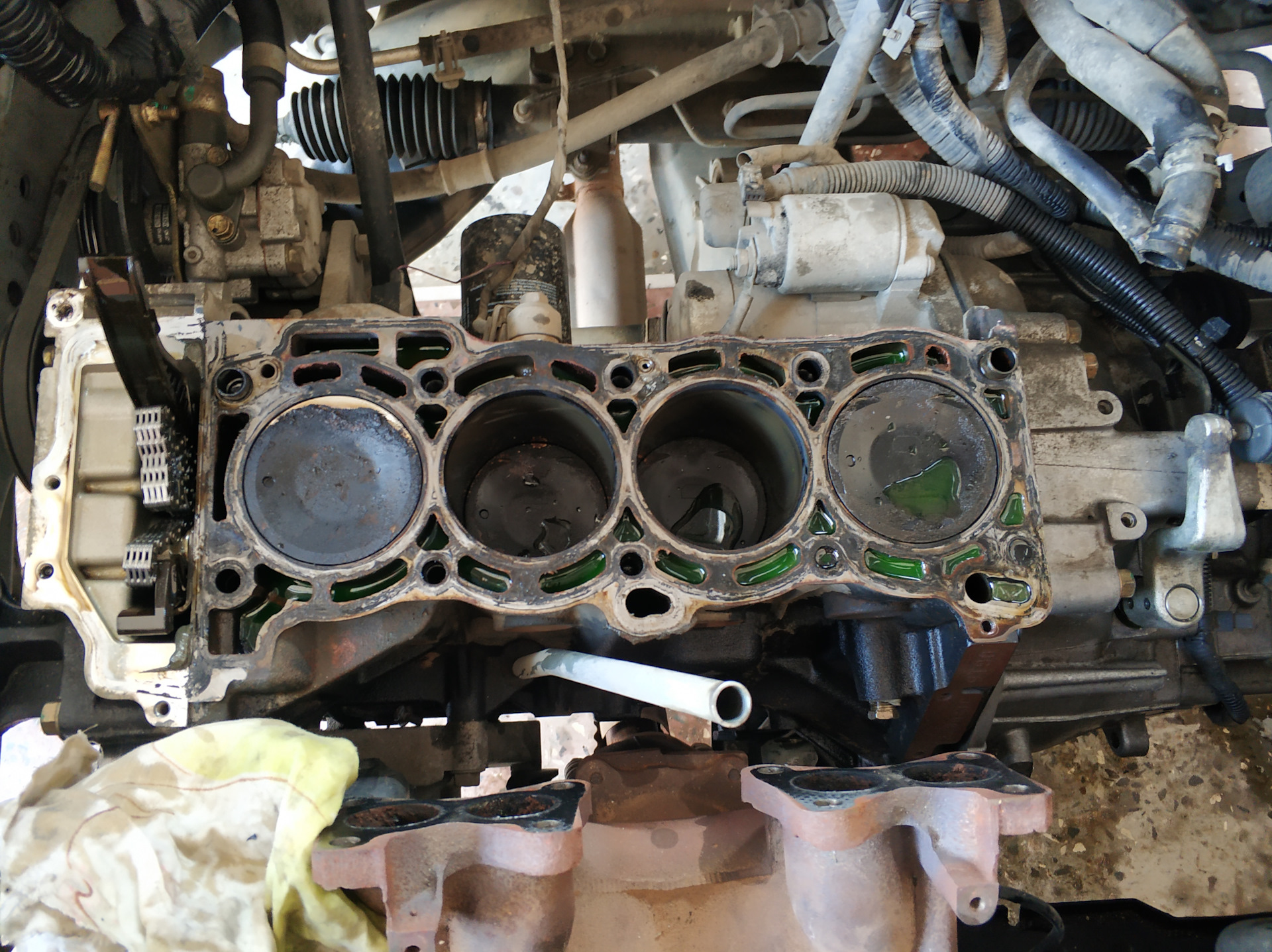 регулировка клапанов, замена выпускных, замена фильтров — Nissan Almera ...