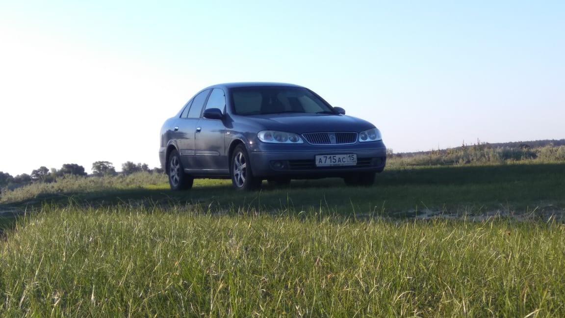 Nissan Sunny (N16) 1.6 бензиновый 2003 | Серо-синий металлик на DRIVE2