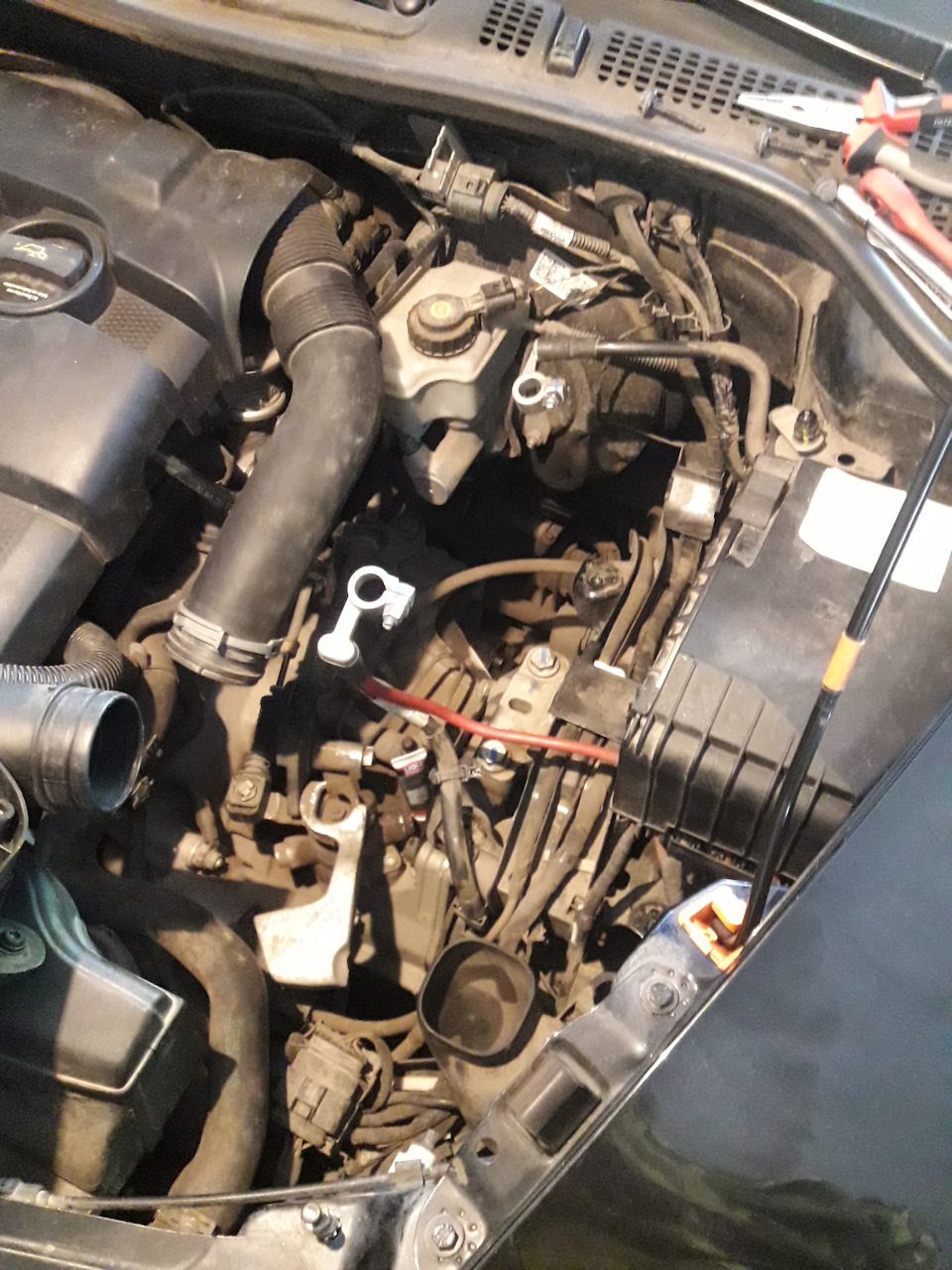 Присадка в Liqui Moly 1988 в МКПП Skoda Octavia A5 — Skoda Octavia A5 ...