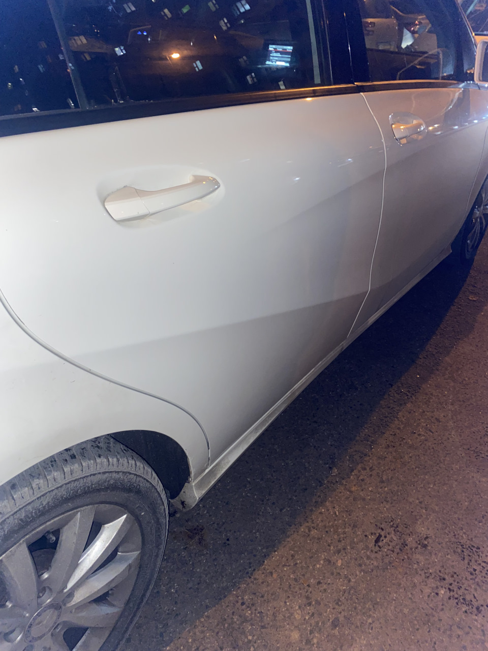 беспокрасочное удаление вмятин — Mercedes-Benz B-Class (W246), 1,6 л ...